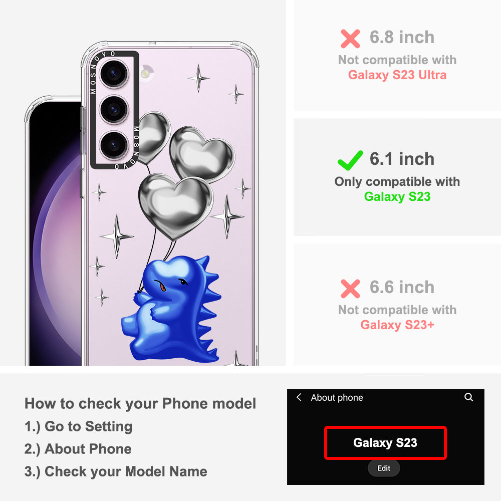 Balloonasaurus Phone Case - Samsung Galaxy S23 Case