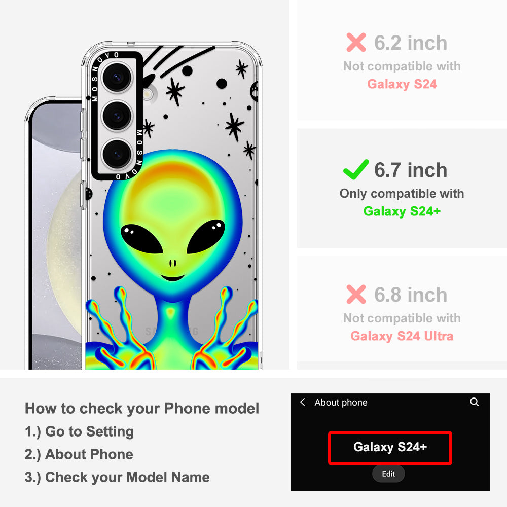 Alien Piece Phone Case - Samsung Galaxy S24 Plus Case