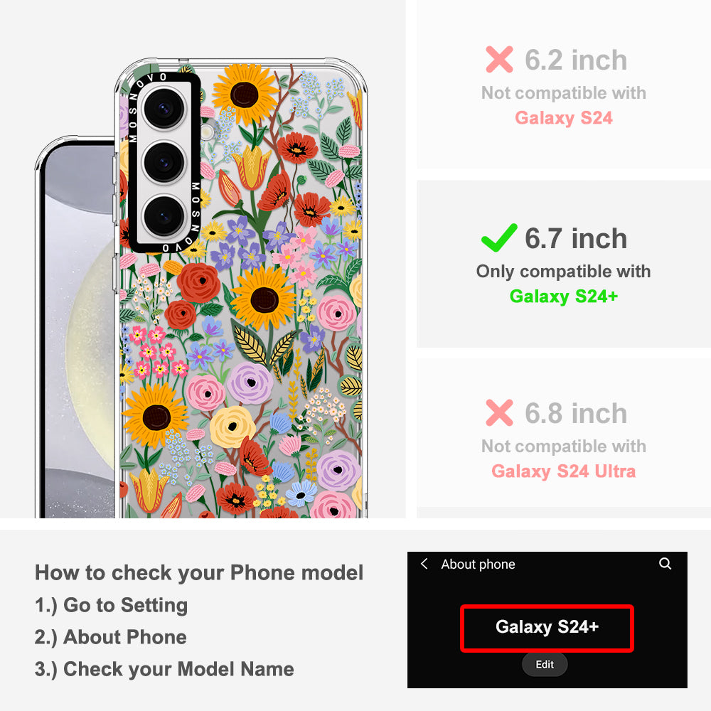 Blossom & Bloom Phone Case - Samsung Galaxy S24 Plus Case