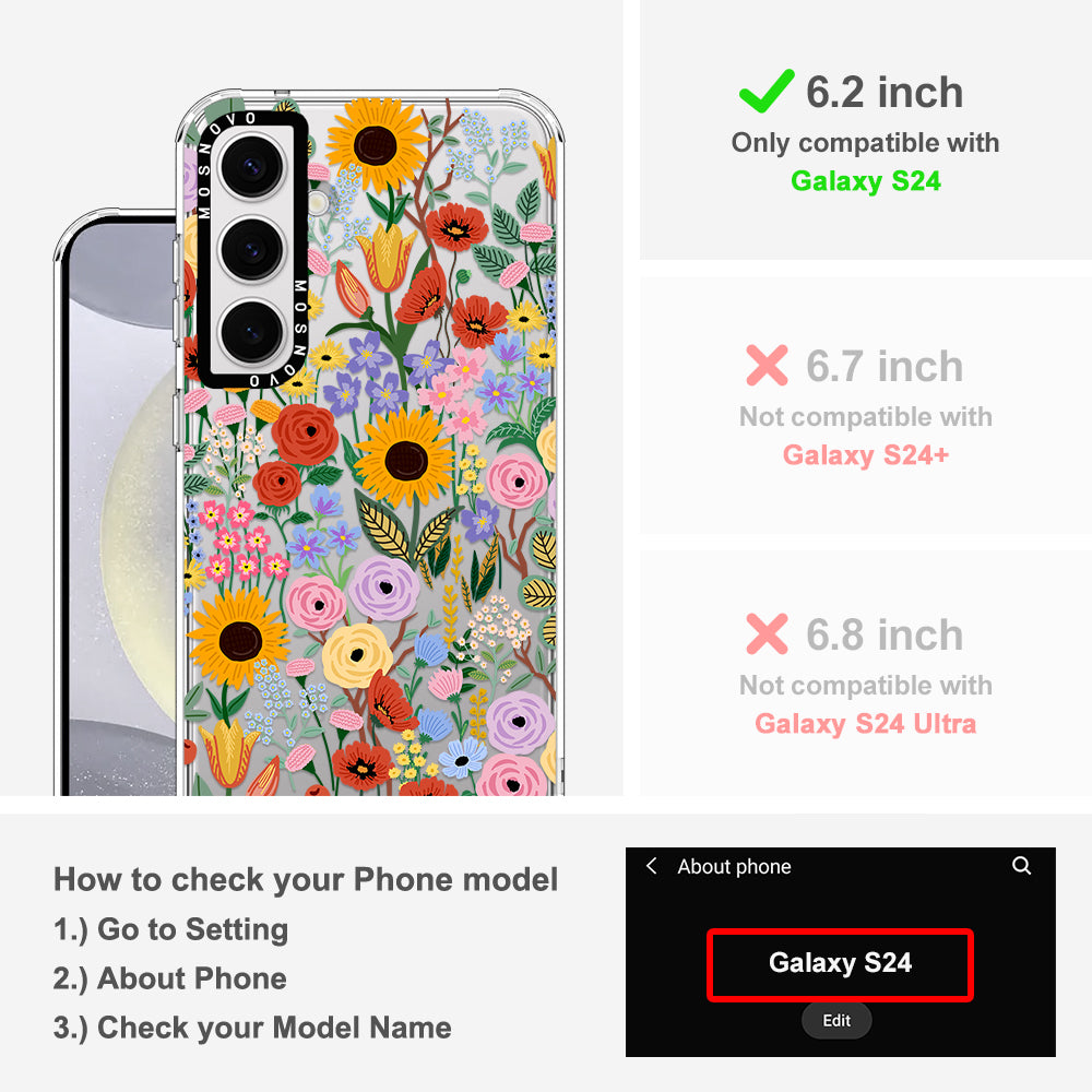 Blossom & Bloom Phone Case - Samsung Galaxy S24 Case