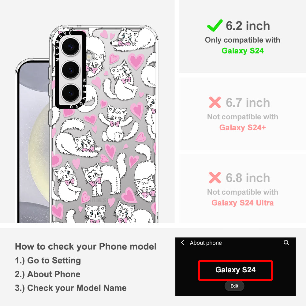 Kitties Phone Case - Samsung Galaxy S24 Case