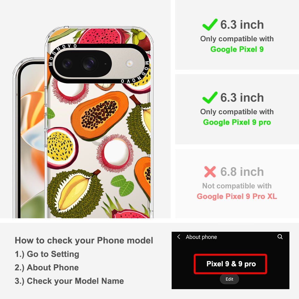 Tropical Fruits Phone Case - Google Pixel 9 Case