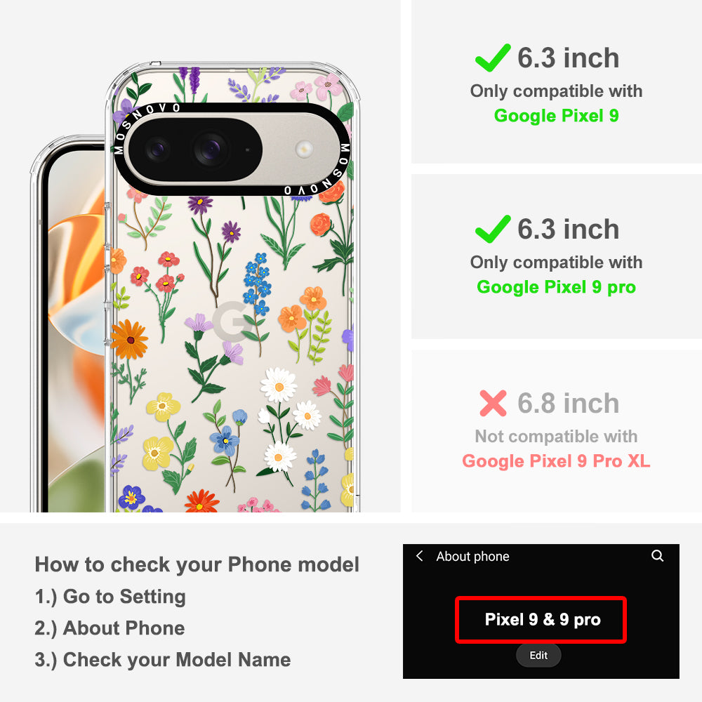 Botanical Floral Phone Case - Google Pixel 9 Case