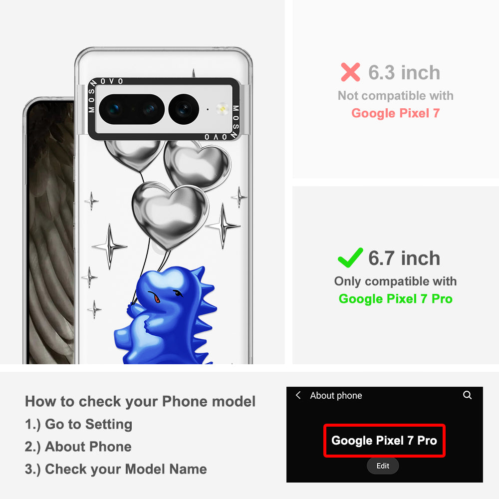 Balloonasaurus Phone Case - Google Pixel 7 Pro Case