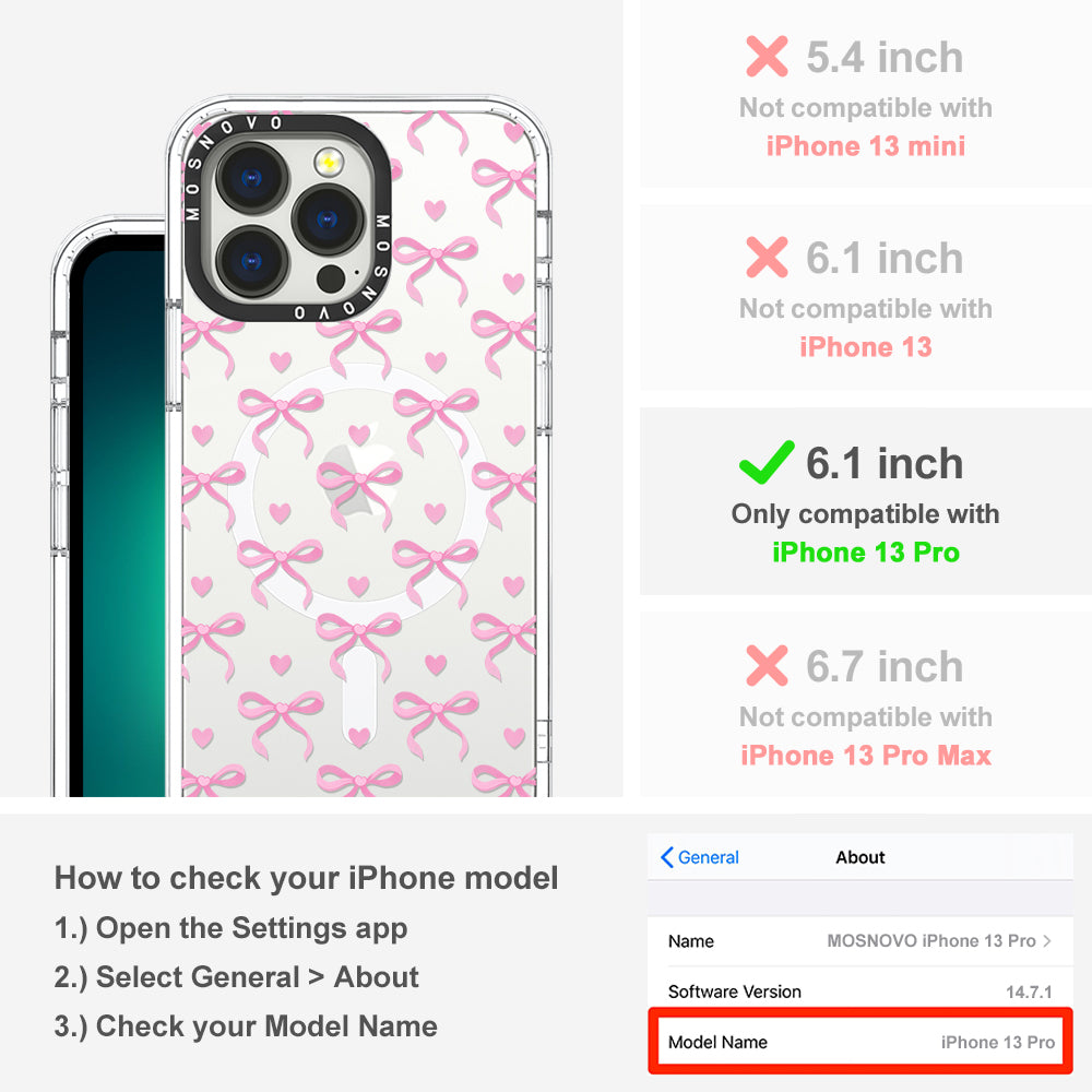 Bowtiful Love Phone Case - iPhone 13 Pro Case