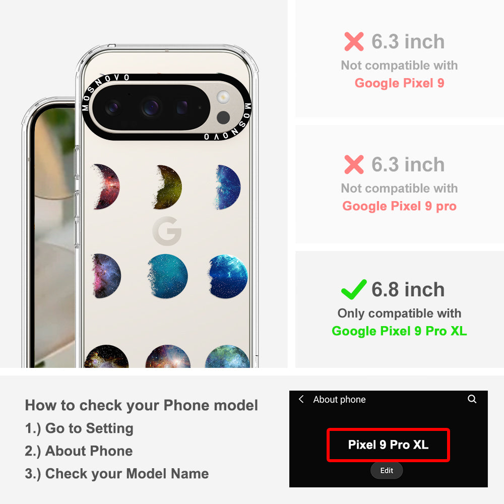 Moon Phase Phone Case - Google Pixel 9 Pro XL Case