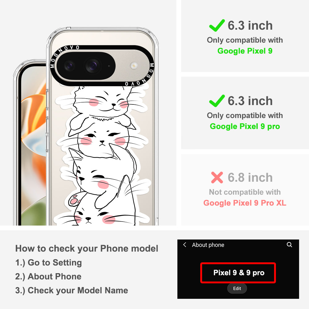 Squishcat Phone Case - Google Pixel 9 Pro Case