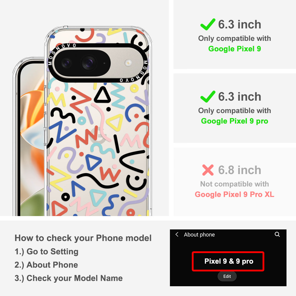 Doodle Art Phone Case - Google Pixel 9 Case