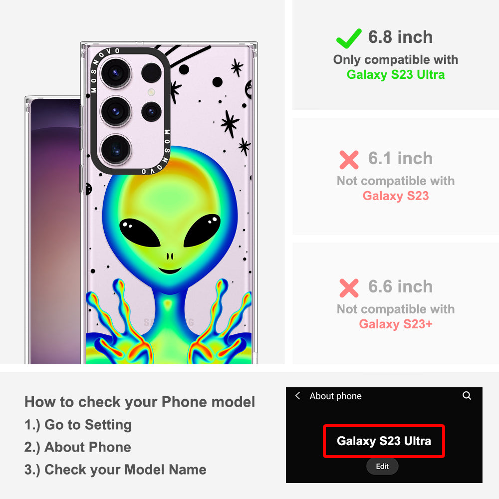 Alien Piece Phone Case - Samsung Galaxy S23 Ultra Case