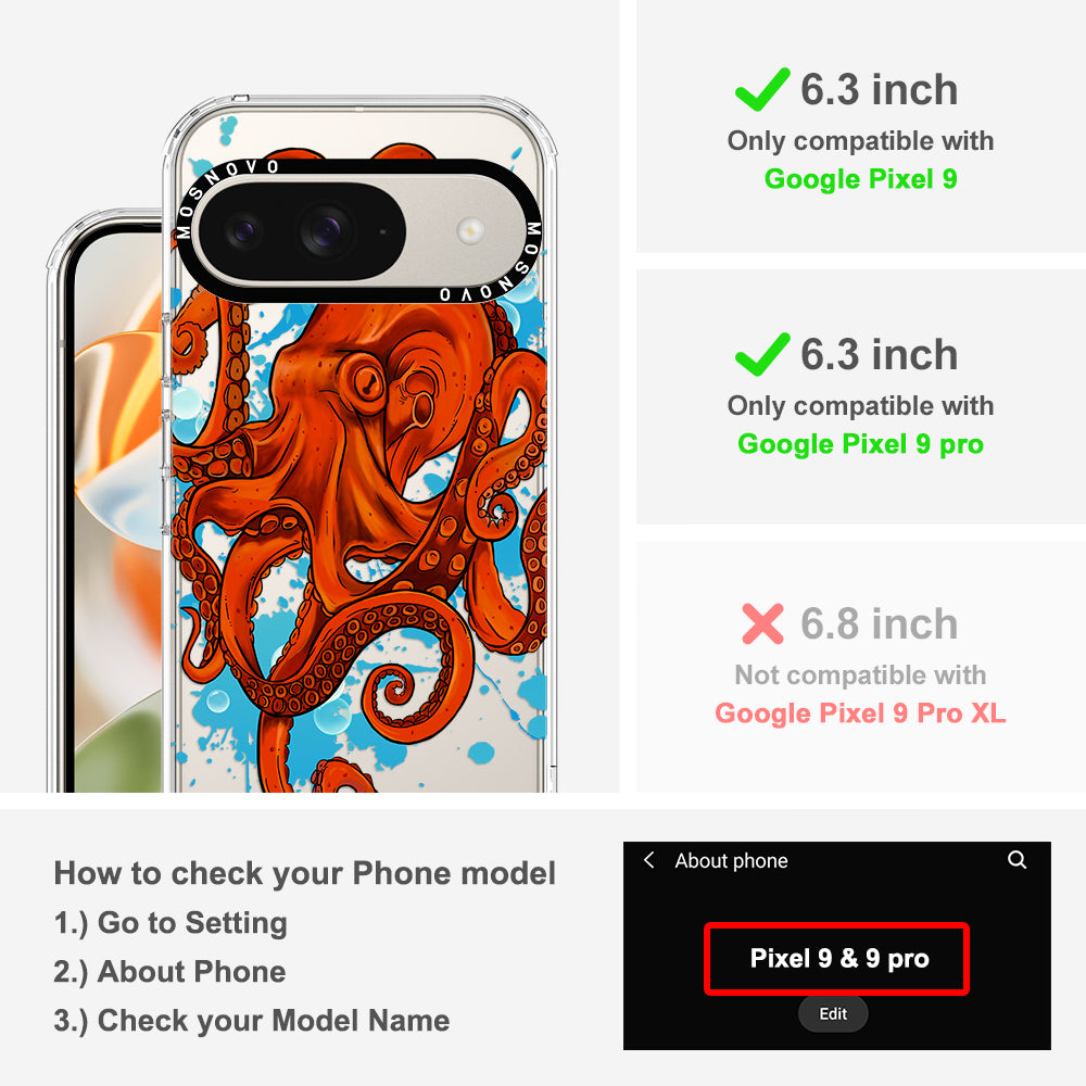 Octupus Phone Case - Google Pixel 9 Case