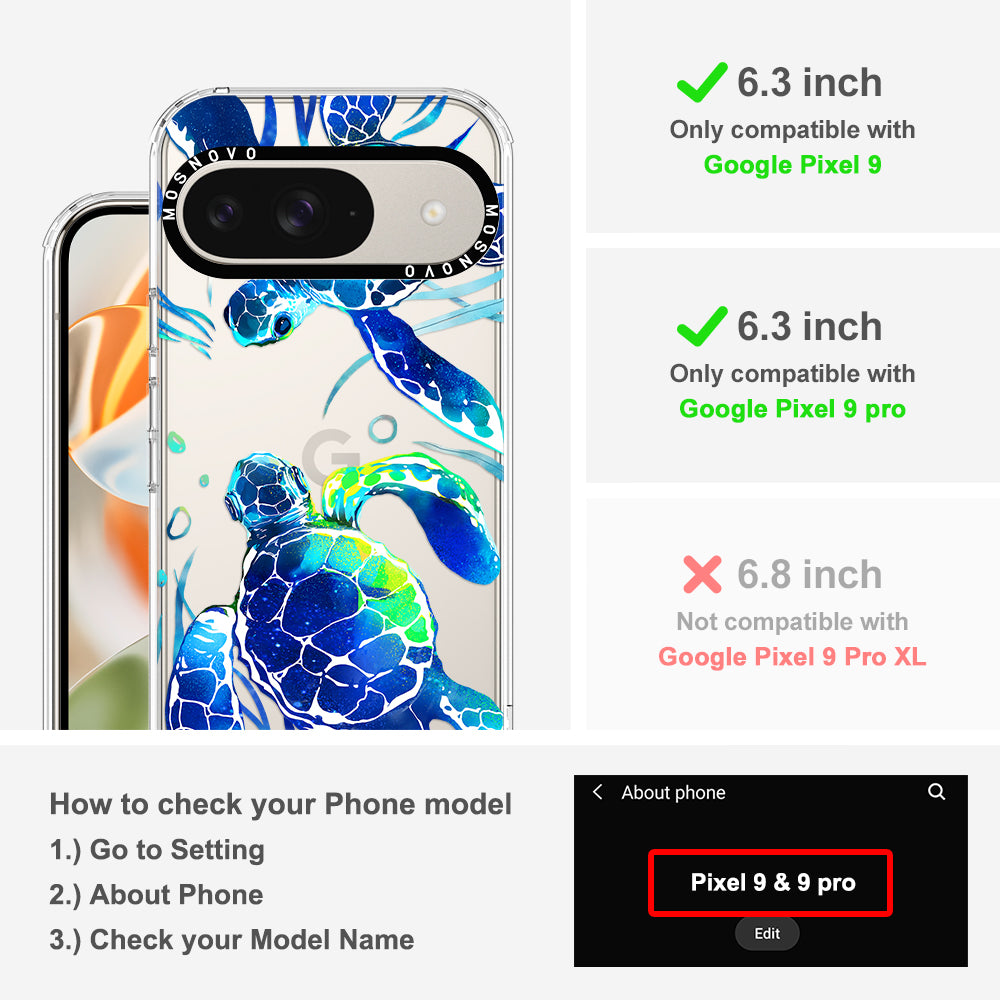 Sea Turtles Phone Case - Google Pixel 9 Pro Case