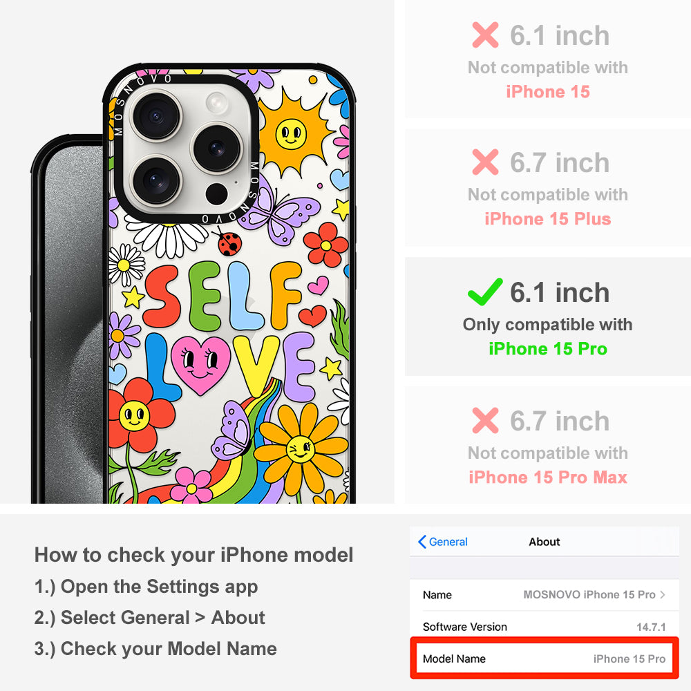 Self-love Phone Case - iPhone 15 Pro Case