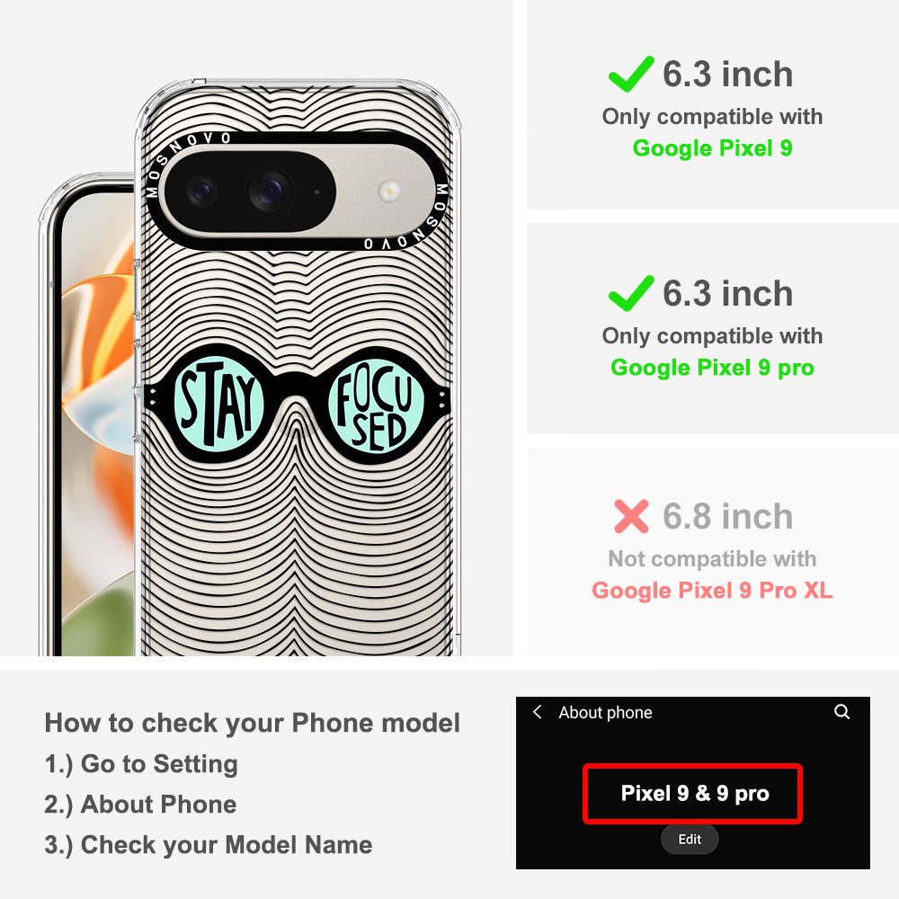 Stay Focus Phone Case - Google Pixel 9 Pro Case