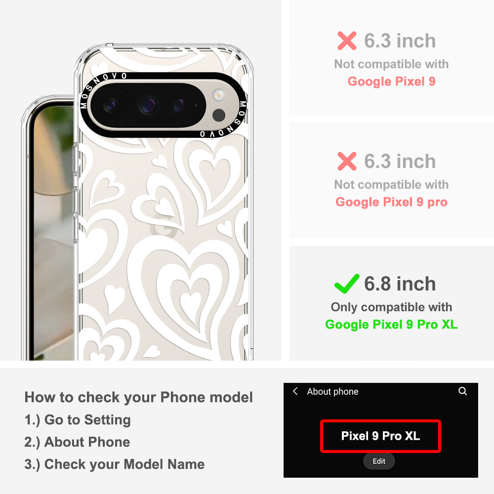 Twist Heart Phone Case - Google Pixel 9 Pro XL Case