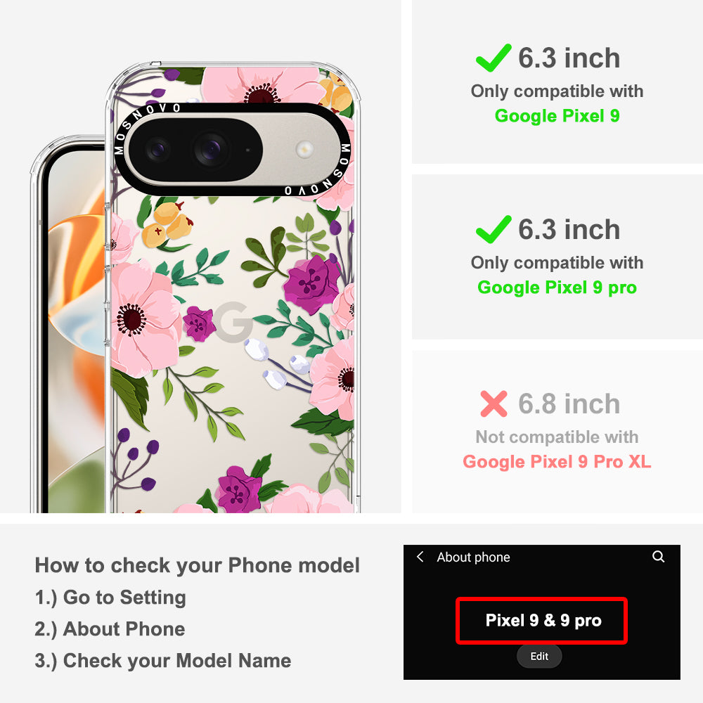 Watercolor Floral Phone Case - Google Pixel 9 Case