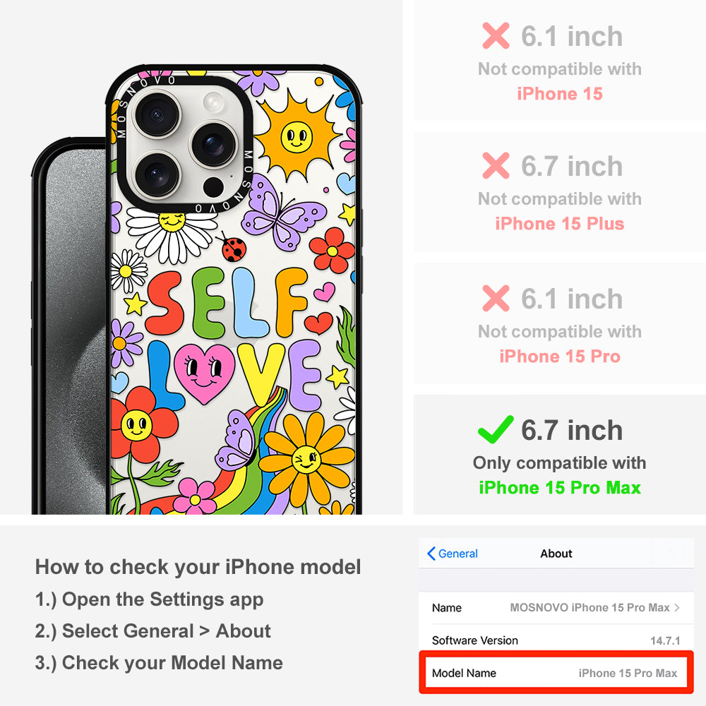 Self-love Phone Case - iPhone 15 Pro Max Case