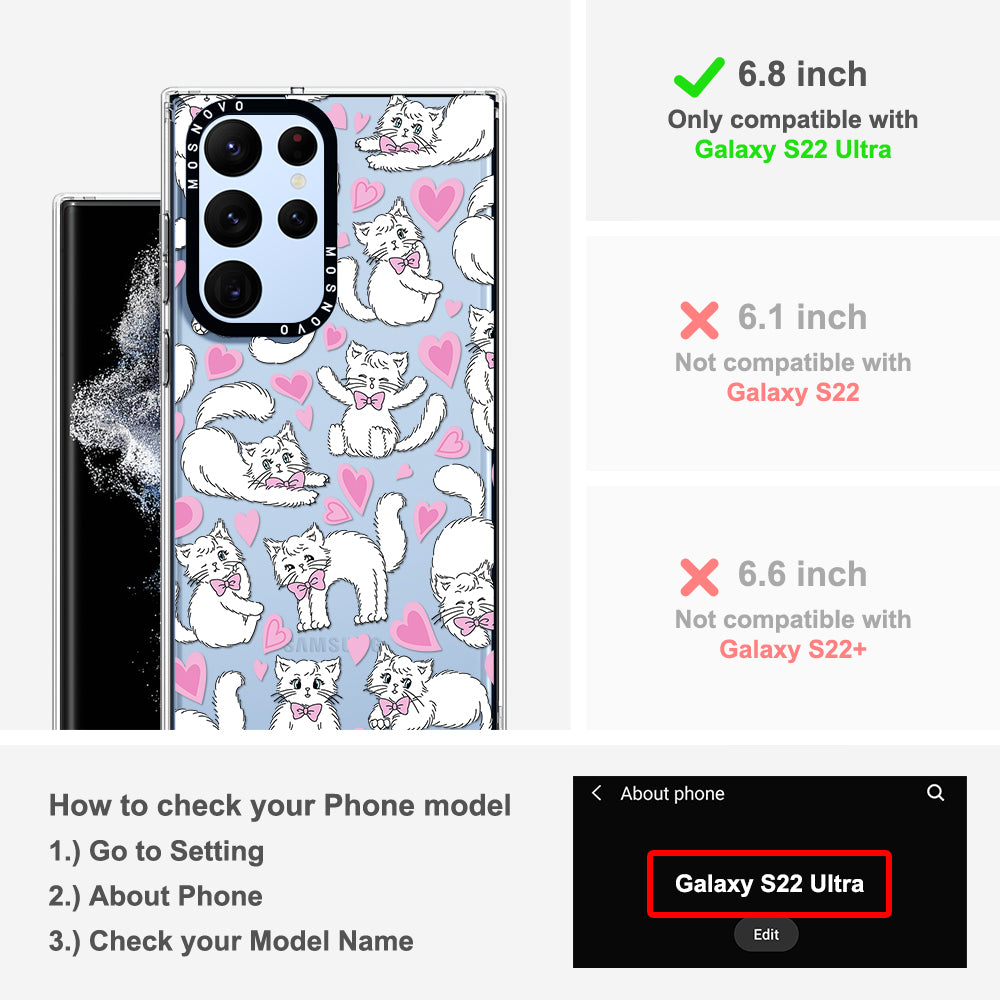 Kitties Phone Case - Samsung Galaxy S22 Ultra Case