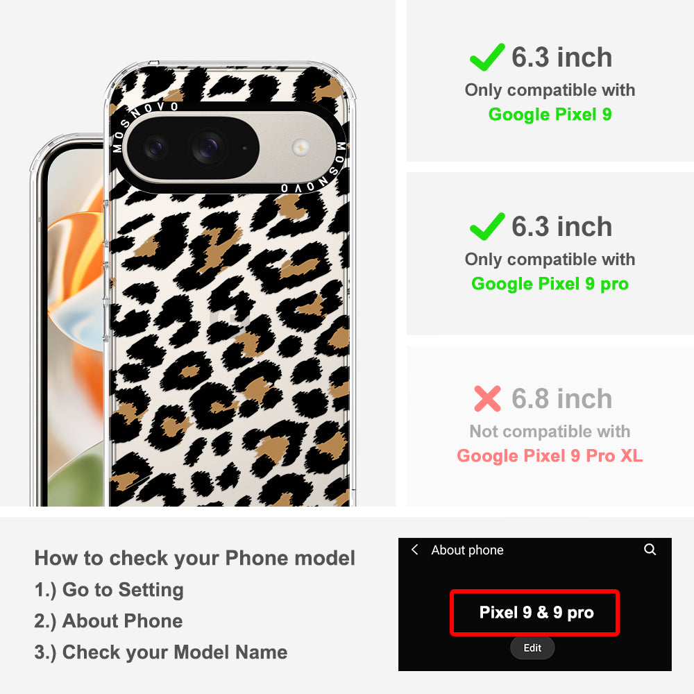 Leopard Print Phone Case - Google Pixel 9 Case