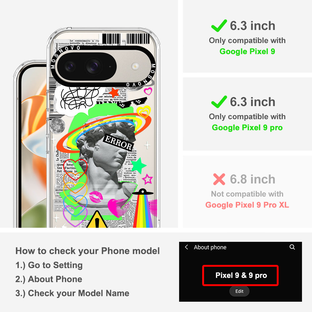 Error Statue Art Phone Case - Google Pixel 9 Case