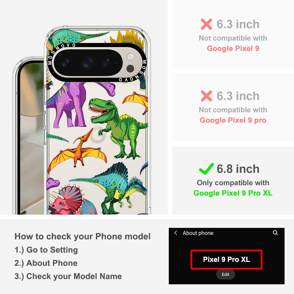 Dinosaur World Phone Case - Google Pixel 9 Pro XL Case