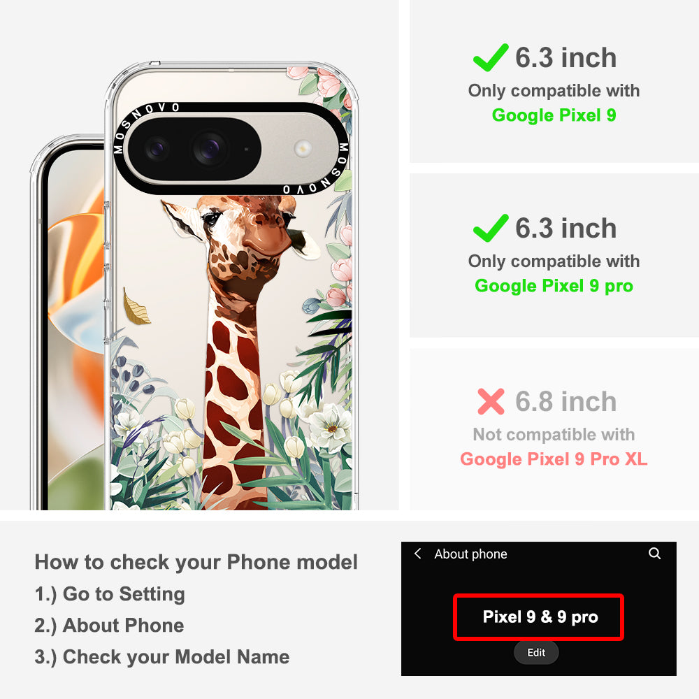 Giraffe Garden Phone Case - Google Pixel 9 Pro Case