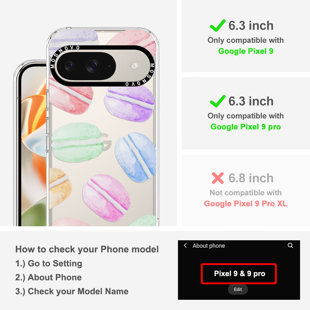 Pastel Macarons Phone Case - Google Pixel 9 Pro Case