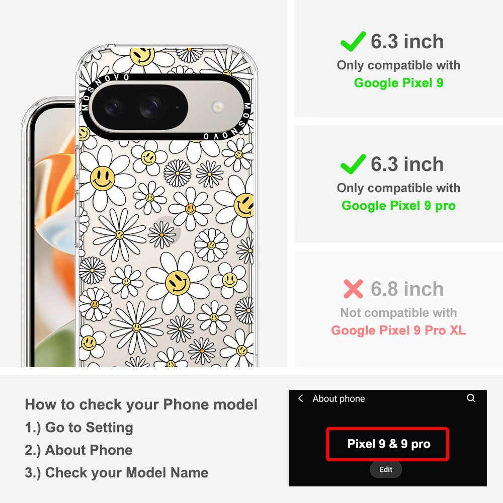 Happy Daisy Blooms Phone Case - Google Pixel 9 Case