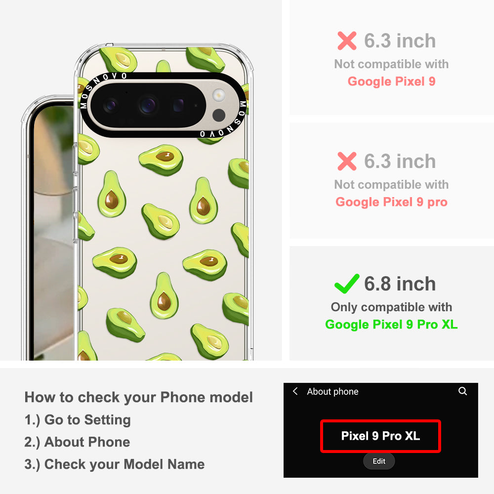 Avocado Phone Case - Google Pixel 9 Pro XL Case