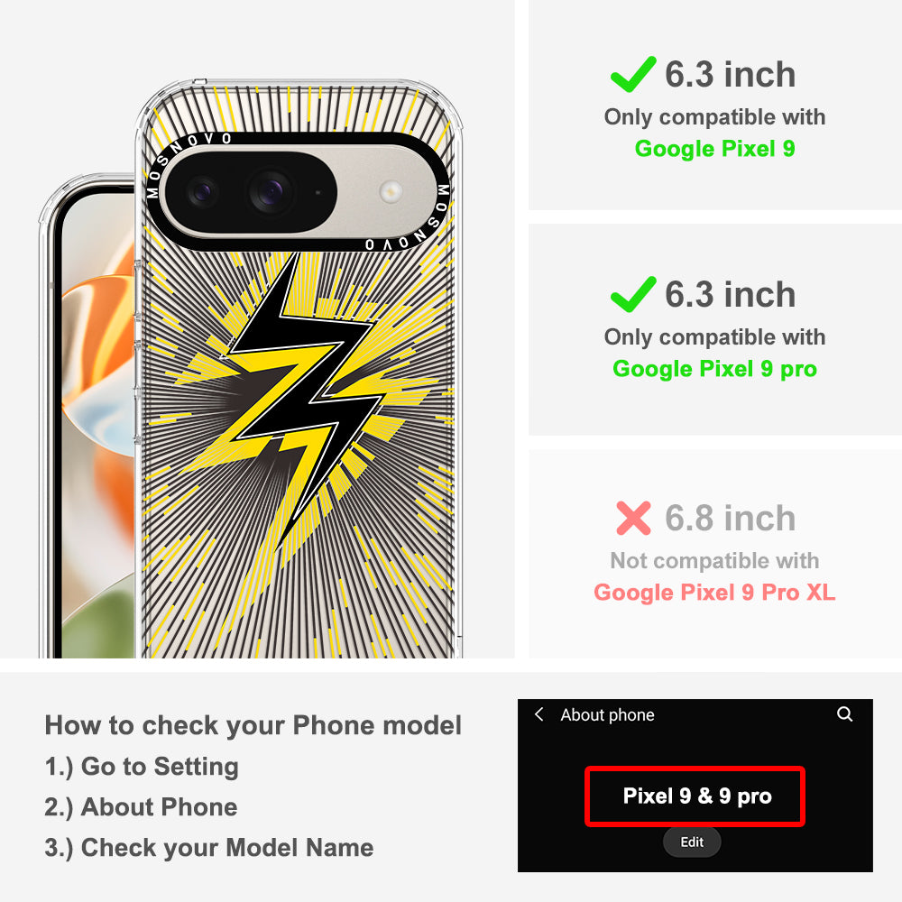 Lightning Bolt Phone Case - Google Pixel 9 Case