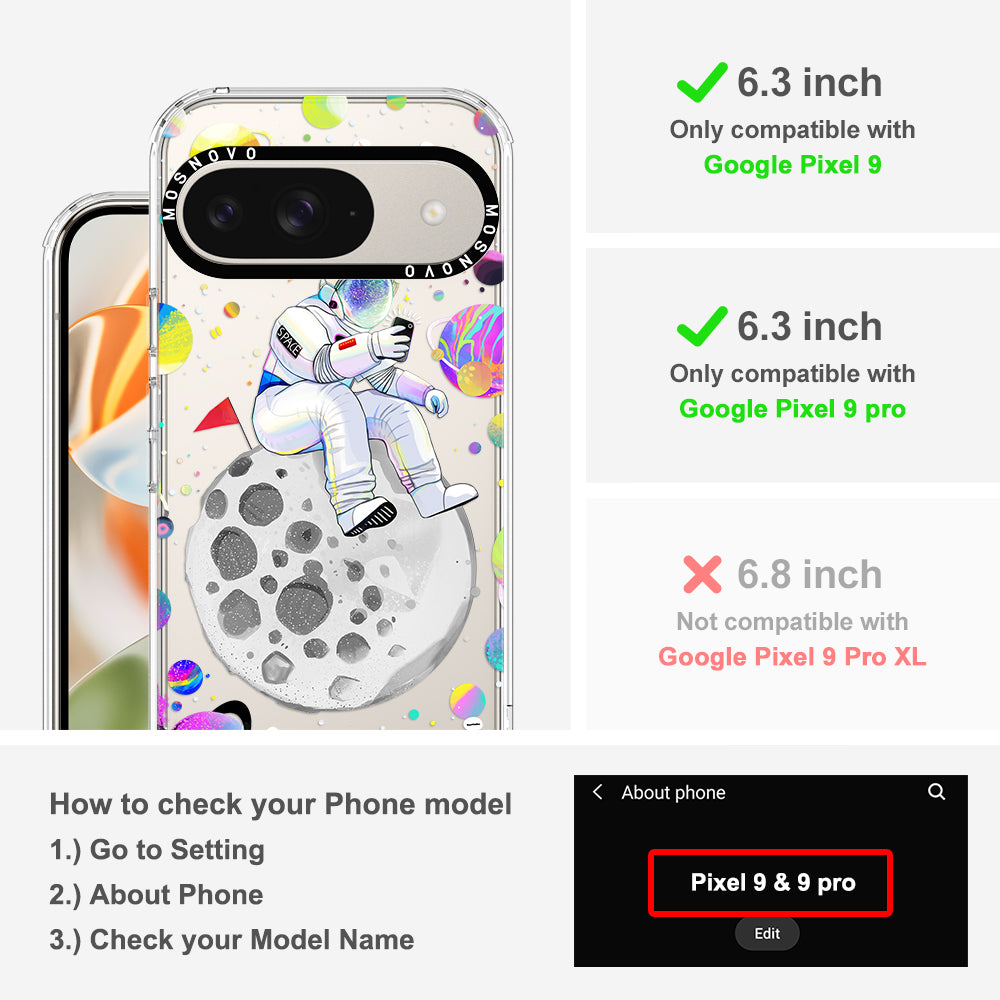 Astronaut Selfie Phone Case - Google Pixel 9 Pro Case