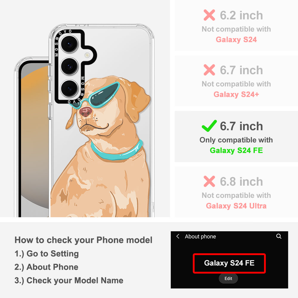 Labrador Phone Case - Samsung Galaxy S24 FE Case - MOSNOVO