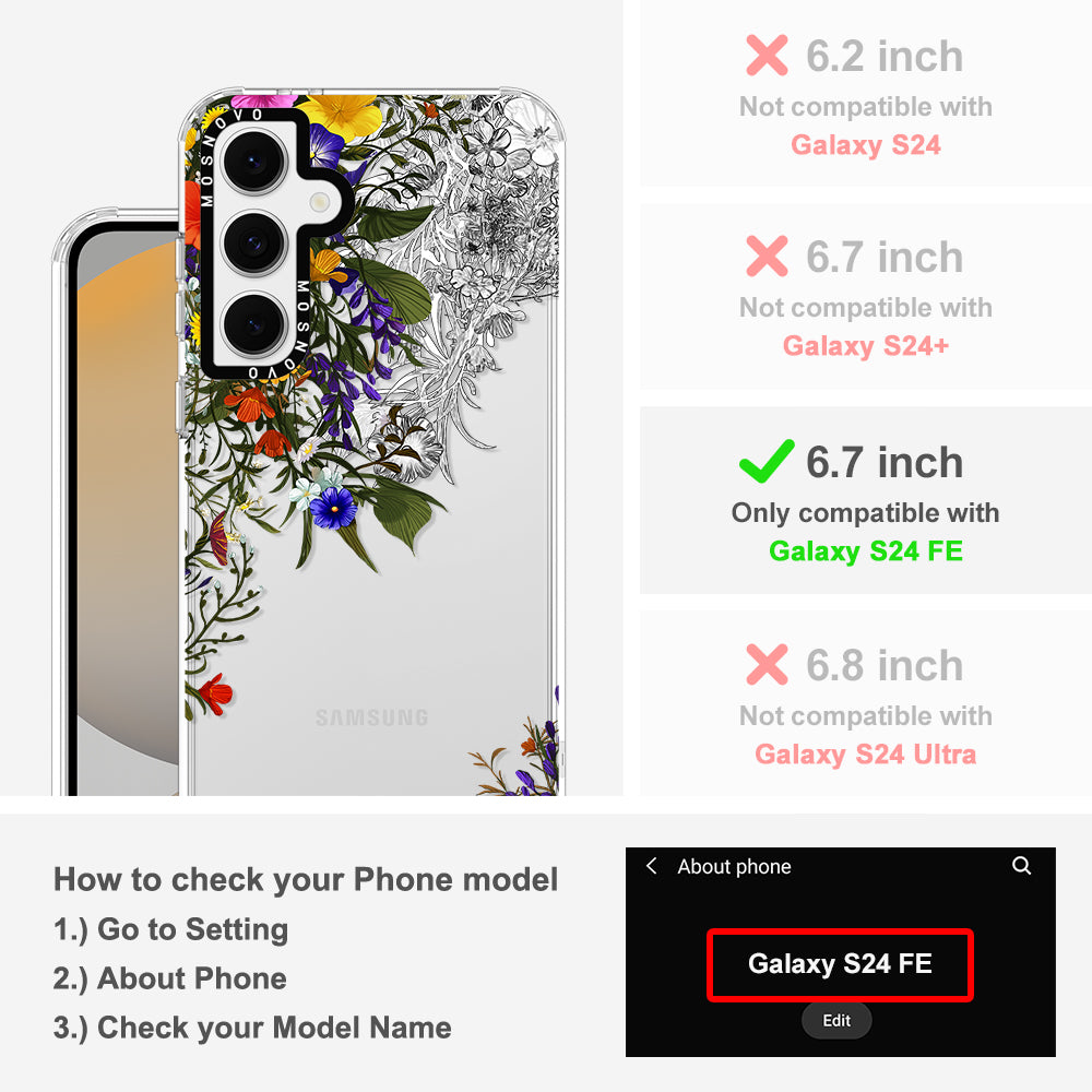 Beautiful Bloom Phone Case - Samsung Galaxy S24 FE Case - MOSNOVO