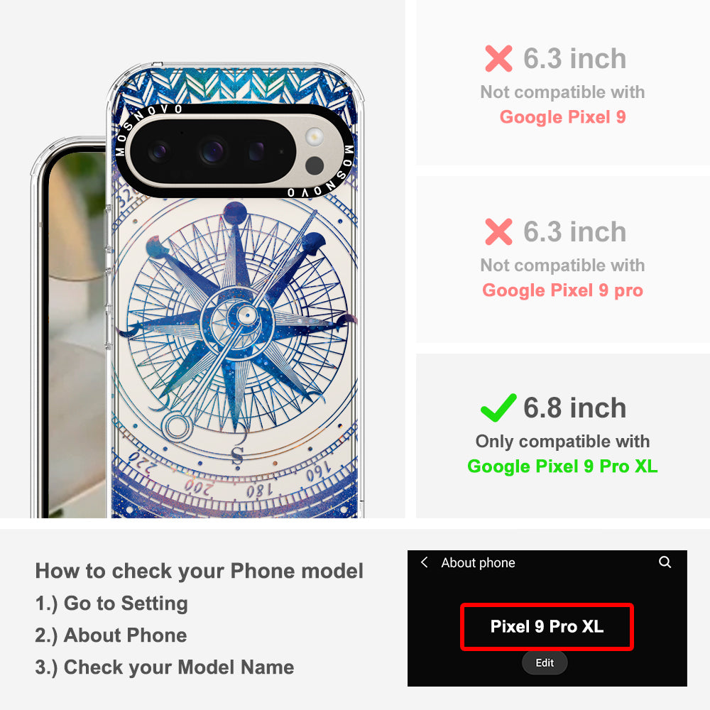 Galaxy Compass Phone Case - Google Pixel 9 Pro XL Case