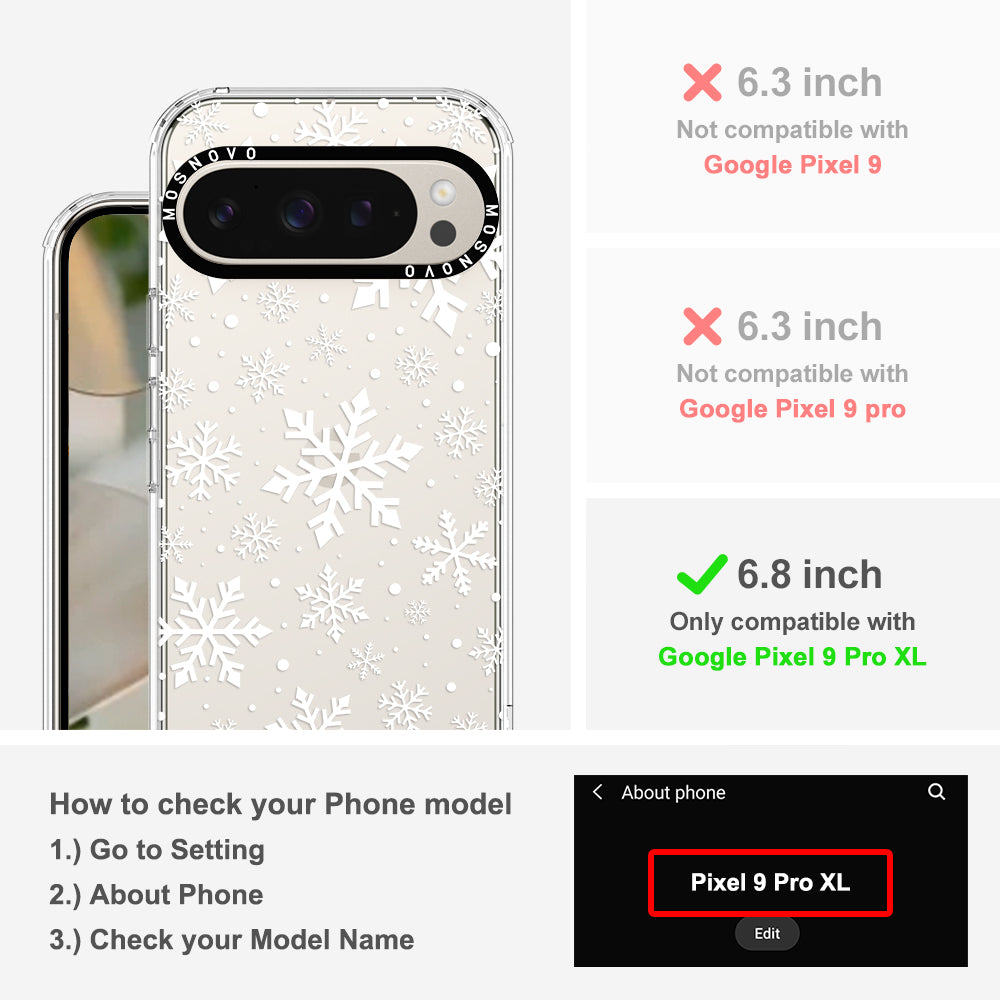 Snowflake Phone Case - Google Pixel 9 Pro XL Case