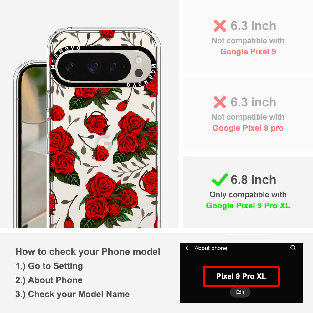 Roses Phone Case - Google Pixel 9 Pro XL Case