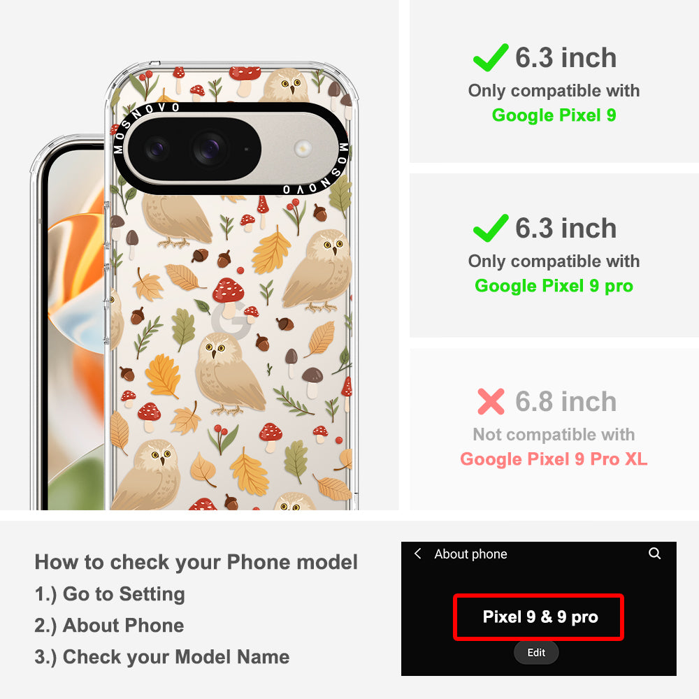 Autumn Owl Phone Case - Google Pixel 9 Pro Case