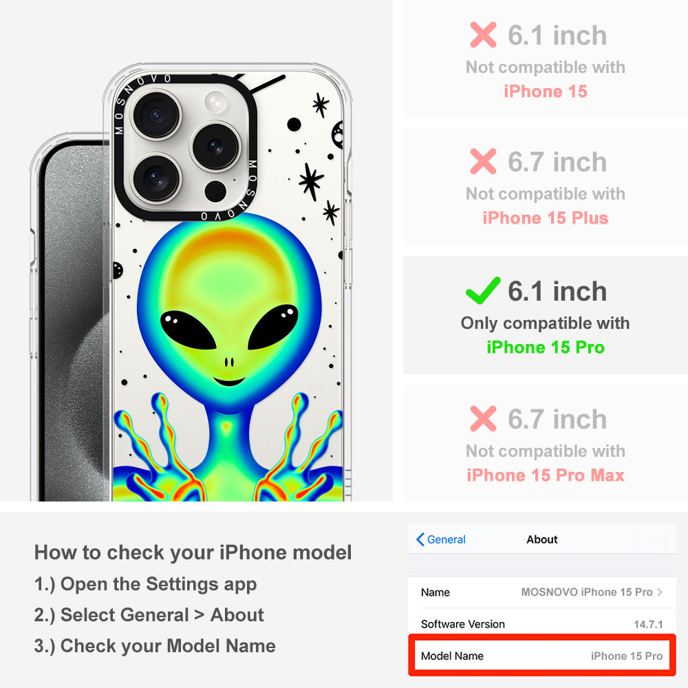 Alien Piece Phone Case - iPhone 15 Pro Case