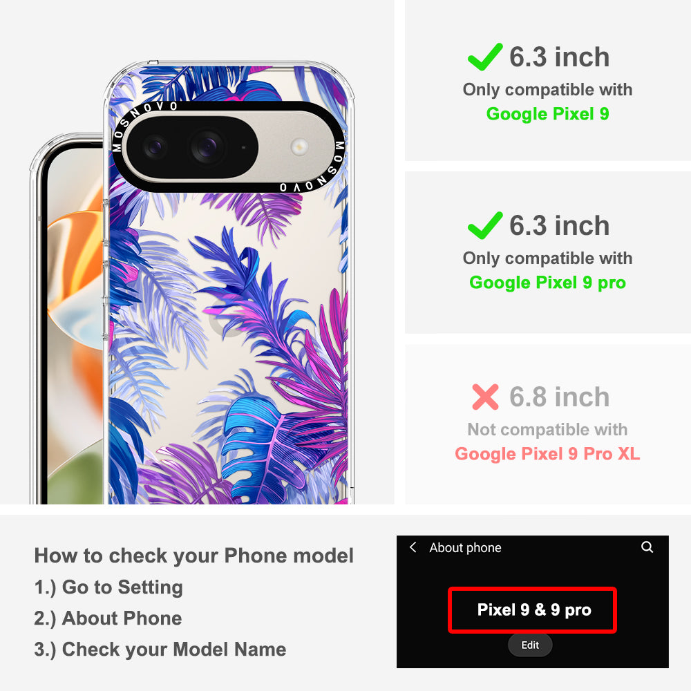 Fancy Palm Leaf Phone Case - Google Pixel 9 Pro Case