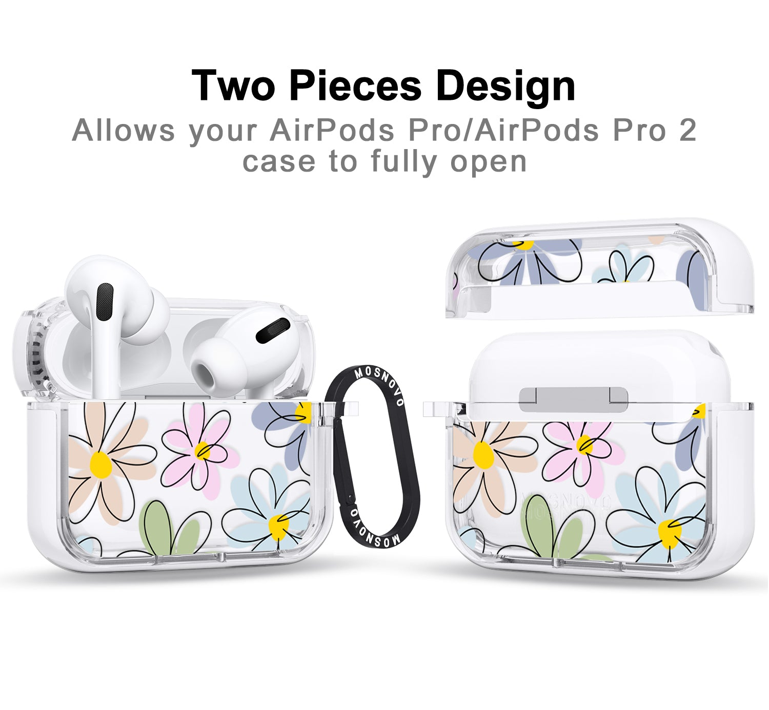 Linear Blooms AirPods Pro 2 Case (2nd Generation)