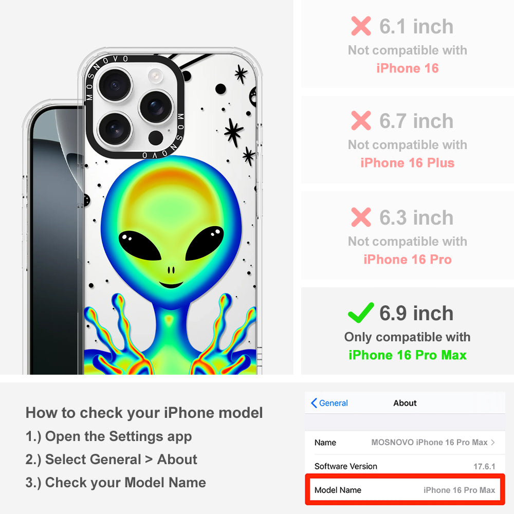 Alien Piece Phone Case - iPhone 16 Pro Max Case