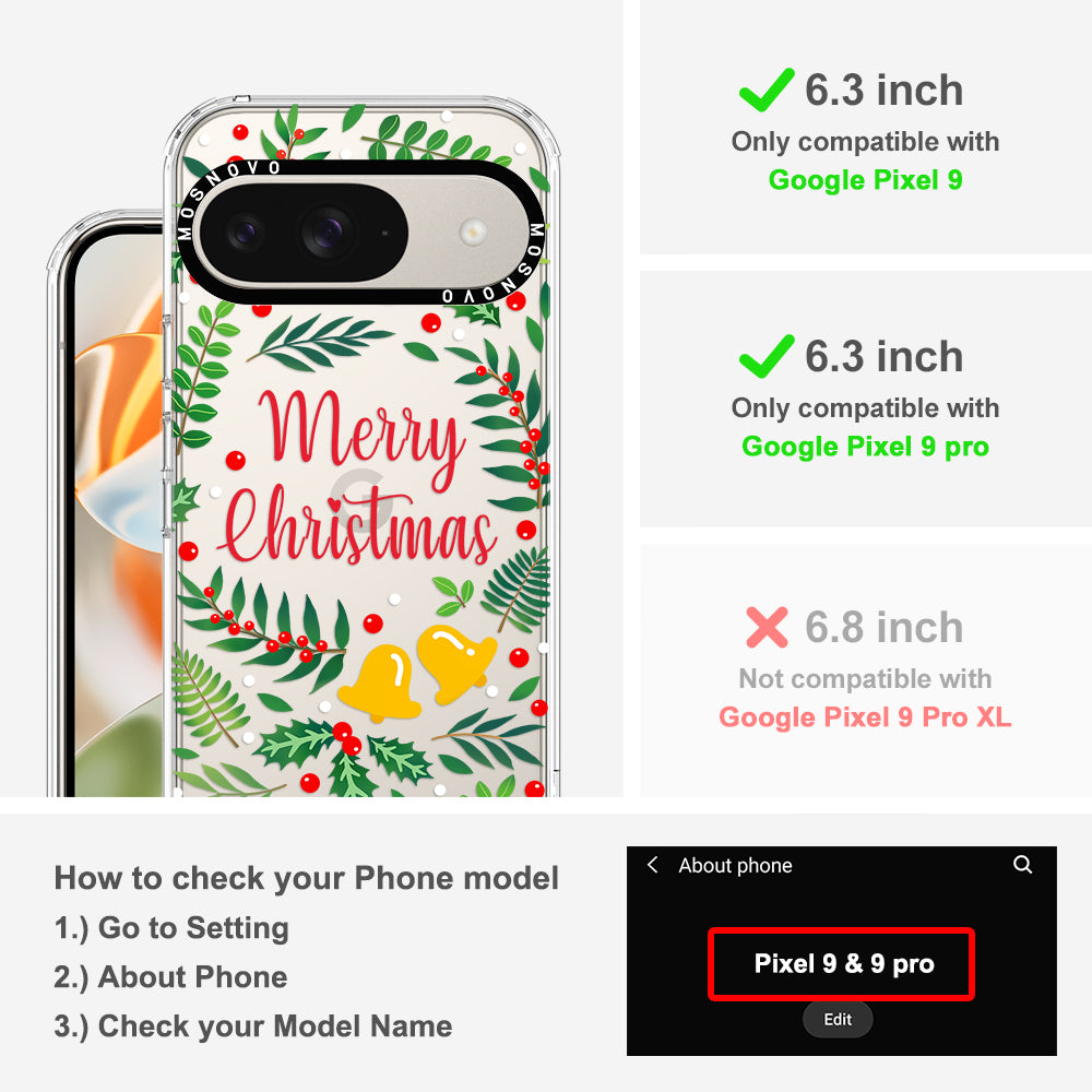 Merry Christmas Phone Case - Google Pixel 9 Case