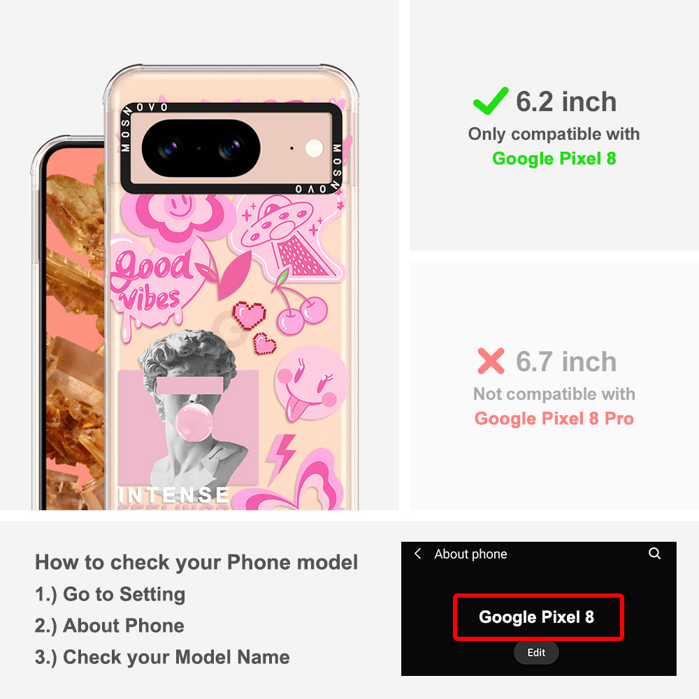 Pink Culture Phone Case - Google Pixel 8 Case