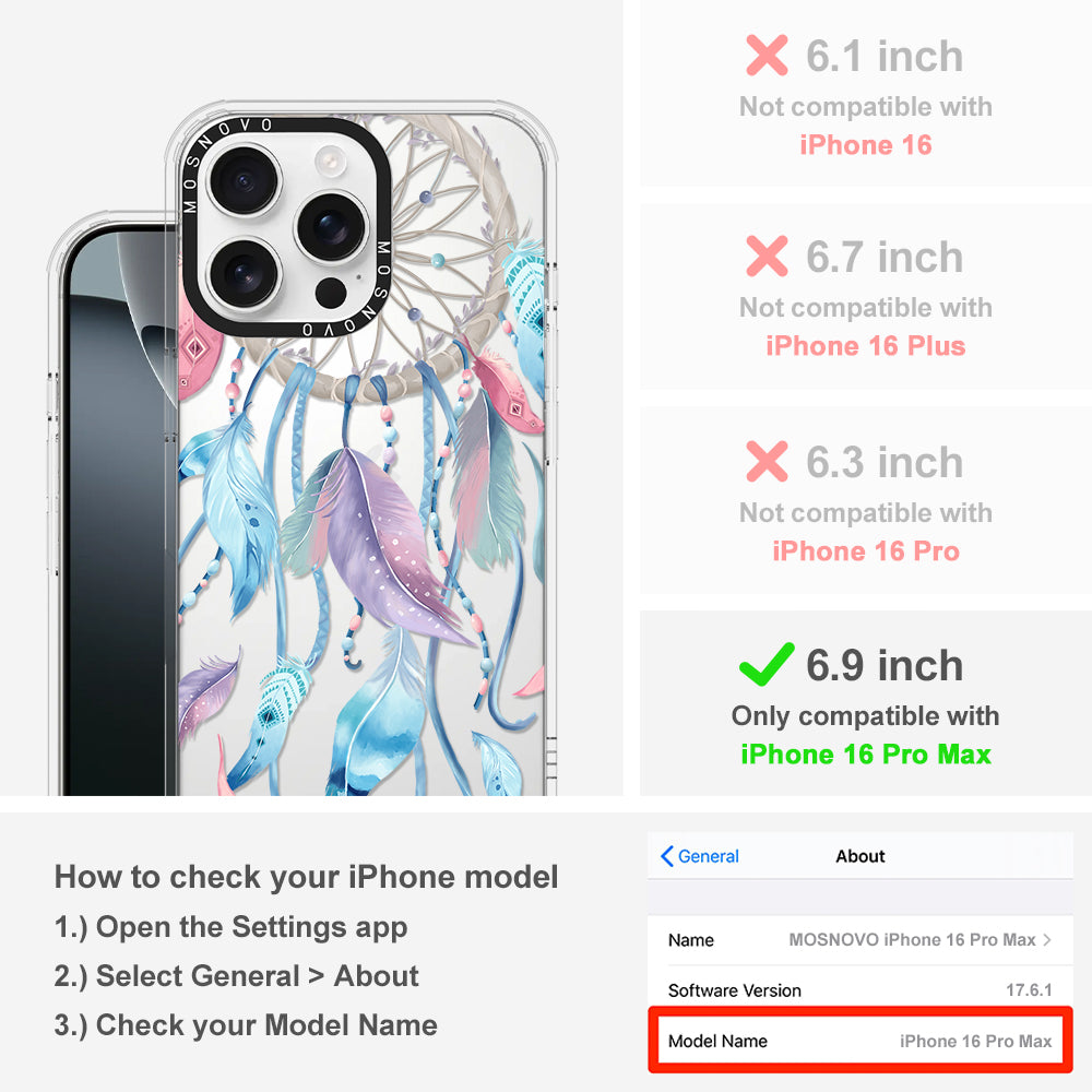 Dreamcatcher Phone Case - iPhone 16 Pro Max Case - MOSNOVO