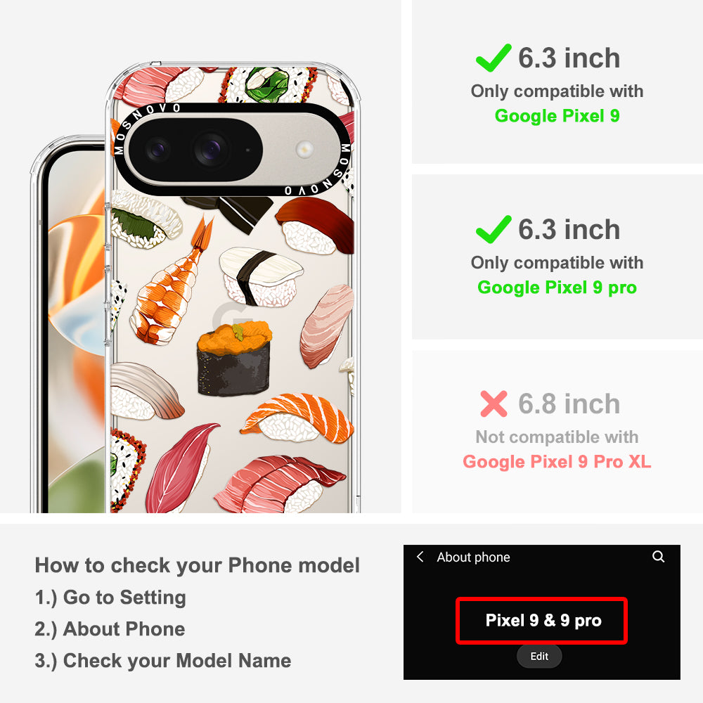 Sushi Phone Case - Google Pixel 9 Case