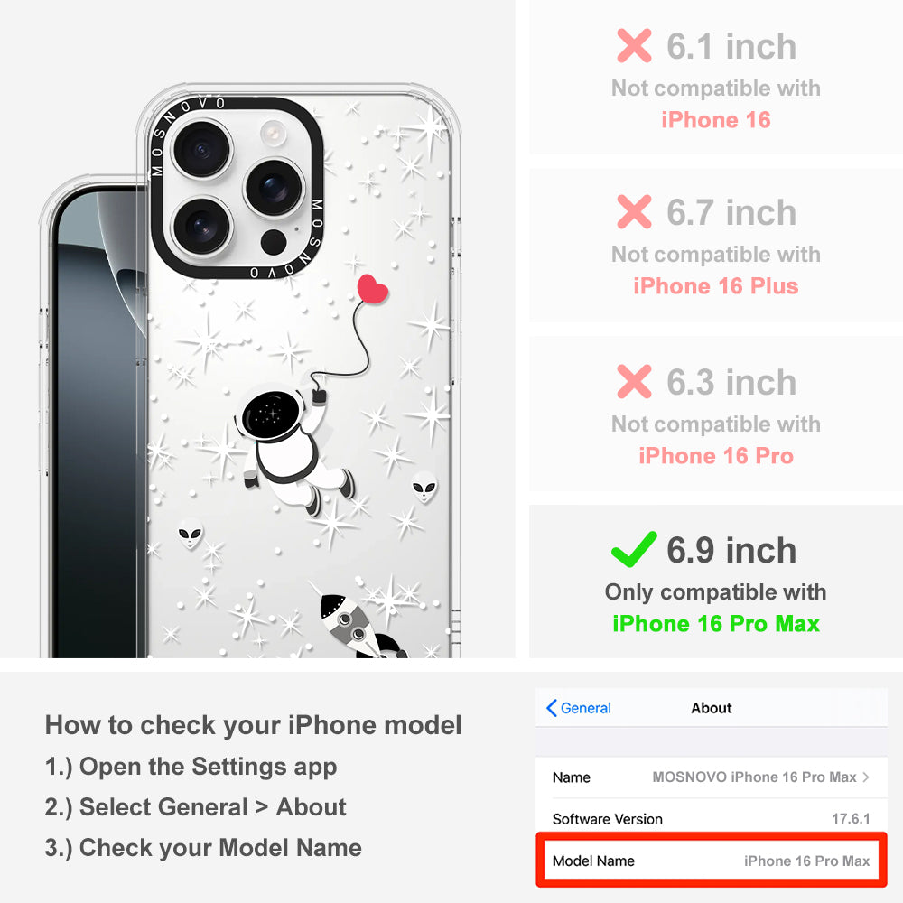 Outer Space Phone Case - iPhone 16 Pro Max Case - MOSNOVO