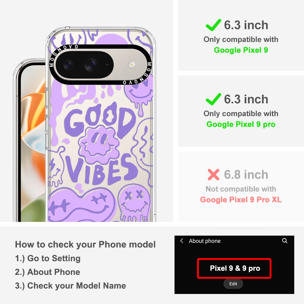 Good Vibes Phone Case - Google Pixel 9 Pro Case