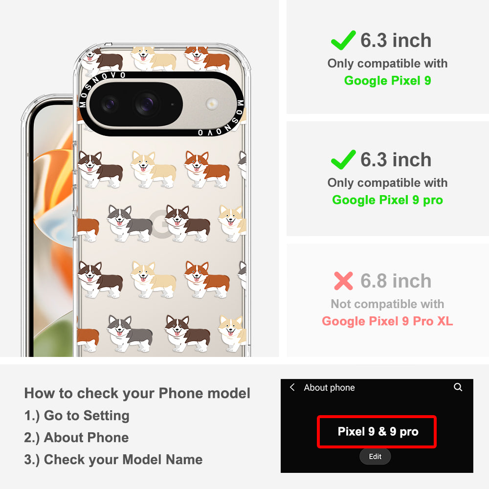 Adorable Corgi Phone Case - Google Pixel 9 Case