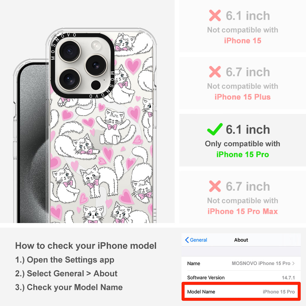 Kitties Phone Case - iPhone 15 Pro Case