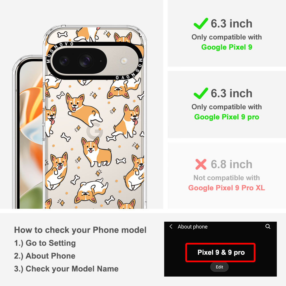 Cute Corgi Phone Case - Google Pixel 9 Pro Case