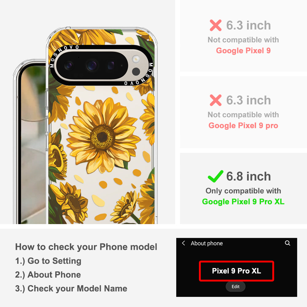 Sunflower Garden Phone Case - Google Pixel 9 Pro XL Case